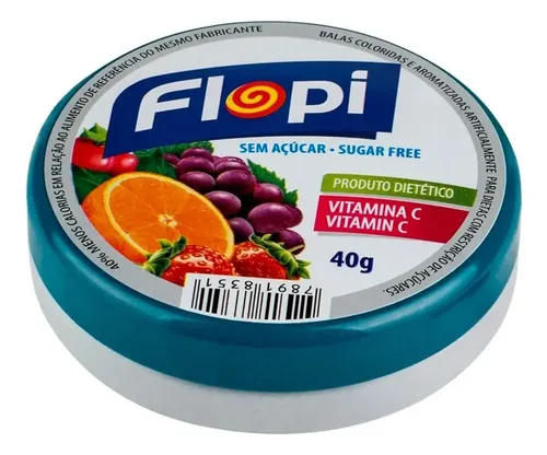 Florestal Flopi Assorted Hard Candies, 40 g / 1.41 oz (pack of 3)