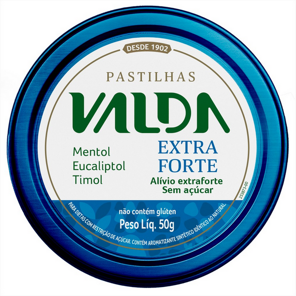 Valda Extra Strong Mint Lozenges, 50 g / 1.76 oz (pack of 3)