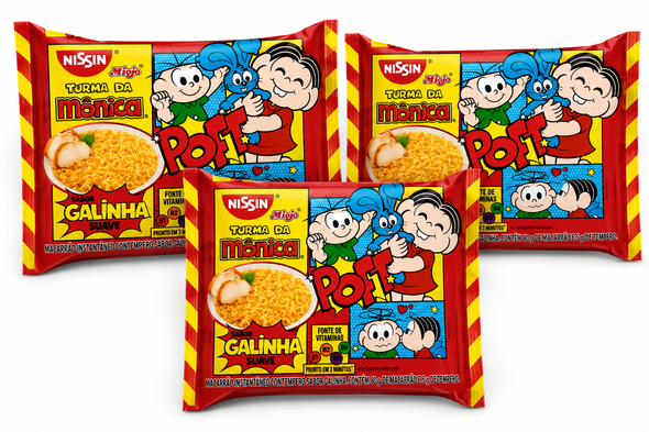 Nissin Monica Chicken Instant Noodles, 85 g / 3.00 oz (pack of 3)