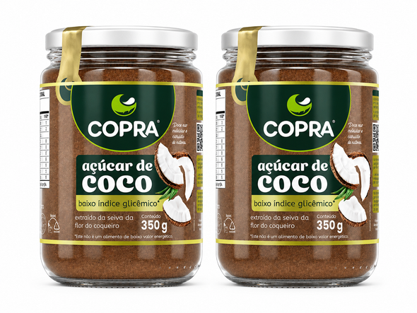 Copra Coconut Sugar Natural Sweetener, 350 g / 12.35 oz (pack of 2)