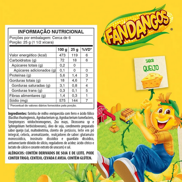 Elma Chips Fandangos Cheese Flavored Corn Snack, 160 g / 5.64 oz (pack of 3)