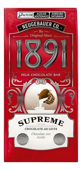 Neugebauer 1891 Supreme Milk Chocolate Bar, 90 g / 3.17 oz (pack of 3)