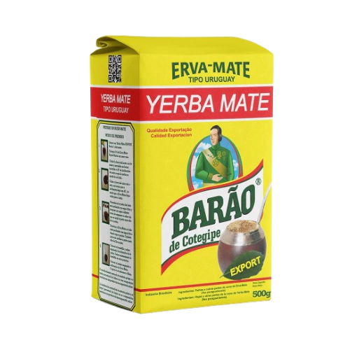 Barao Original Uruguayan Style Yerba Mate No Sugar Added, 500 g / 17.64 oz
