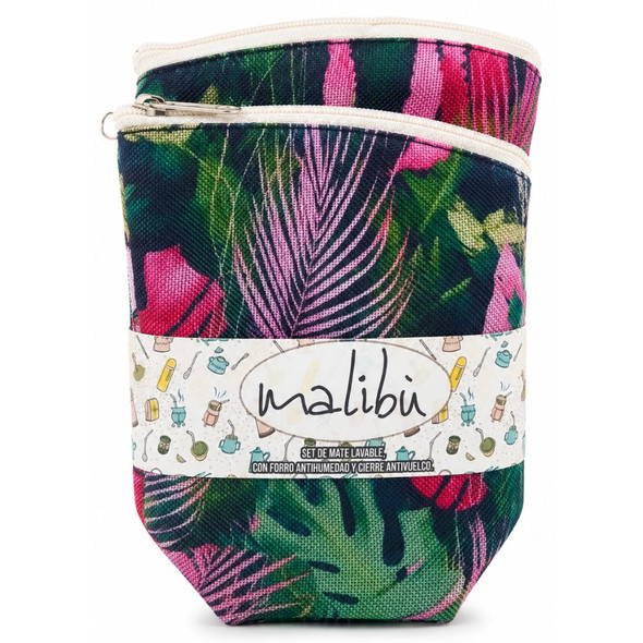 Malibu Cordura Yerbera and Sugar Container Set for Yerba Mate