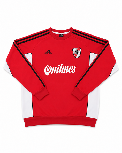 The Hincha House Adidas River Plate Quilmes Crewneck Sweatshirt - Fan Version