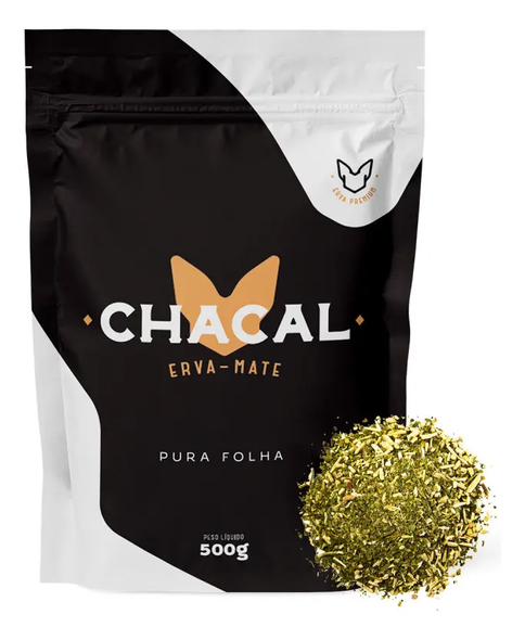 Chacal Premium Pura Folha Tereré Yerba Mate, 500 g / 17.64 oz