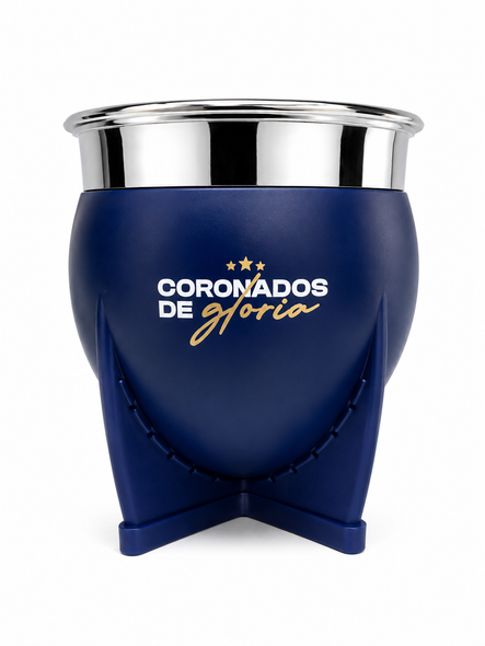Mate Pampa XL AFA Coronados de Gloria Blue with Silver Rim