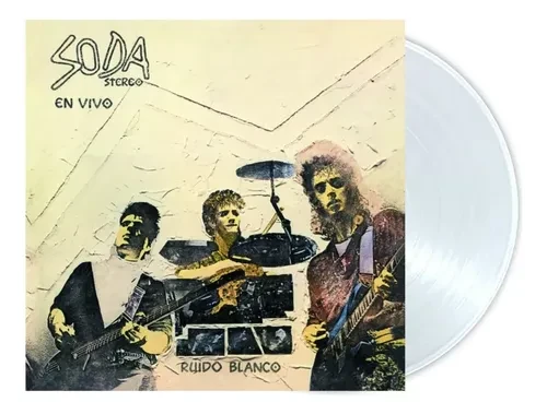 Soda Stereo Ruido Blanco Live Album Transparent Vinyl Limited Edition, 300 g / 10.58 oz