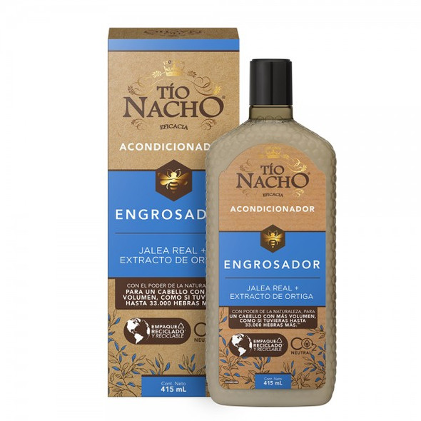 Tío Nacho Anti-Hair Loss Thickening Conditioner with Royal Jelly & Nettle Extract, 415 ml / 14.0 fl oz