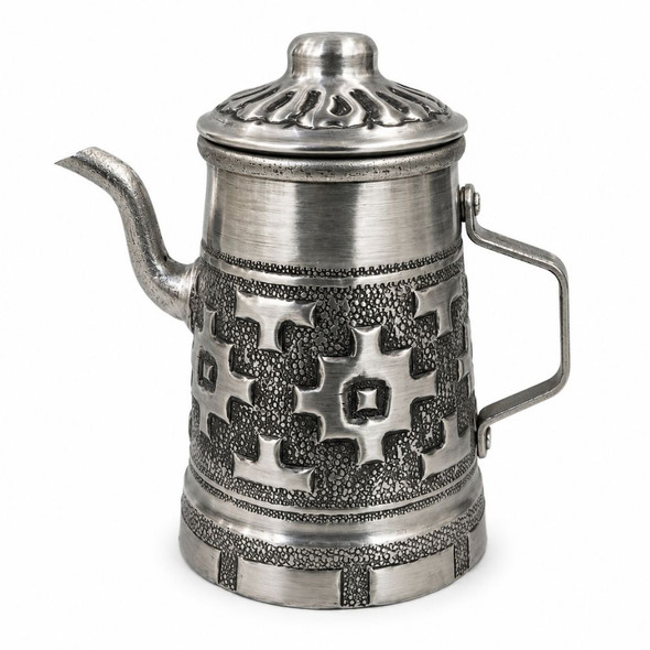 Handcrafted Embossed Aluminum Mate Kettle with Guarda Pampa Design