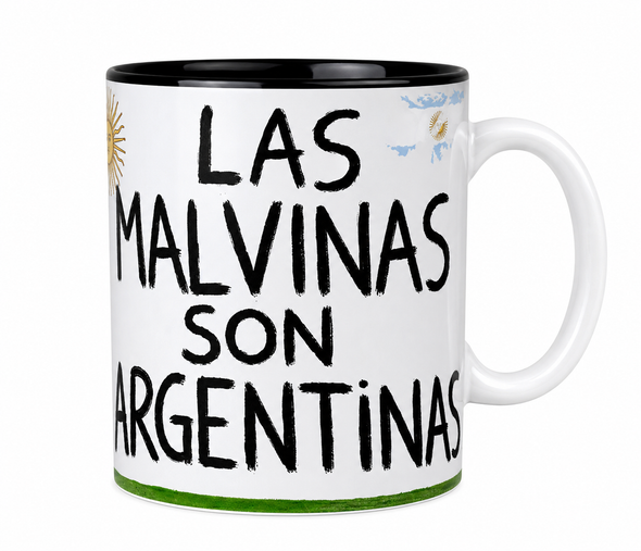 Ceramic Mug Argentina "Las Malvinas Son Argentinas" World Cup 2026 Design