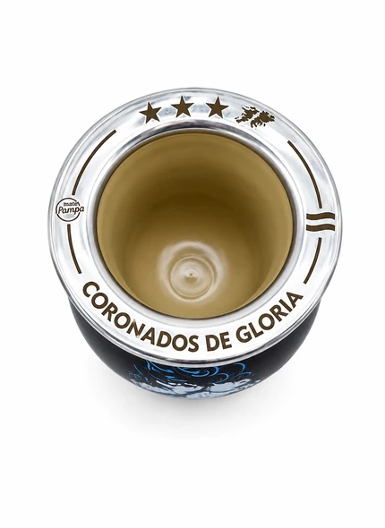 Mate Pampa XL Argentina Malvinas Mate Cup with Bombilla – Coronados de Gloria