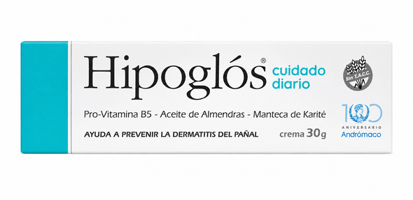 Hipoglós Daily Protective Cream with Pro-Vitamin B5, Almond Oil & Shea Butter, 30 g / 1.06 oz