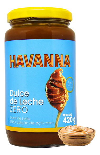 Havanna Zero Added Sugar Dulce de Leche, 420 g / 14.82 oz
