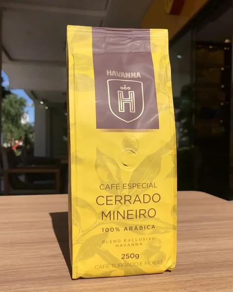 Havanna Specialty Ground Coffee Cerrado Mineiro, 100% Arabica, Light Roast, 250 g / 8.82 oz
