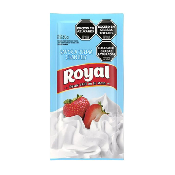 Copy of Royal Sabor Crema Chantilly Ready to Make Chantilly Cream, 8 servings per pouch, 50 g / 1.76 oz (box of 6 pouches)