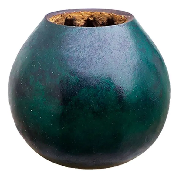 Handmade Calabash Mate Gourd, Traditional Artisan Yerba Mate Cup, Assorted Colors