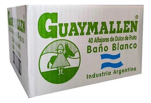 Guaymallen Alfajor White Chocolate with Membrillo Fruta Quince Jelly Complete Wholesale Box, 38 g / 1.3 oz ea (40 count)