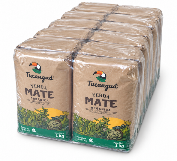Tucanguá Organic Yerba Mate, 1 kg / 2.2 lb (bulk of 10)