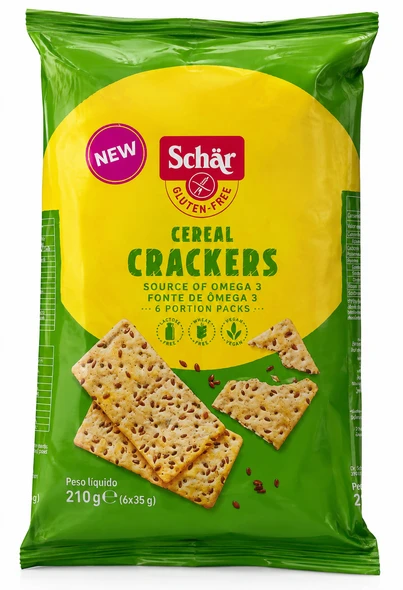 Schar Cereal Crackers Multigrain Gluten Free Vegan Crackers, 210 g / 7.41 oz