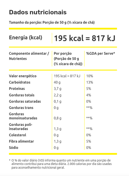 Yoki Canjica Amarela Mungunzá, Yellow Corn, 500 g / 17.64 oz (pack of 2)