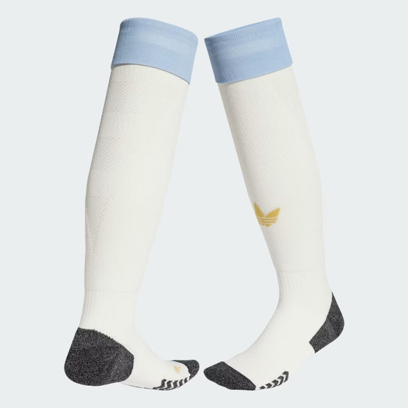 Adidas AFA Argentina Selección Nacional National Team 50th Anniversary Football Socks Medias - White & Sky Blue