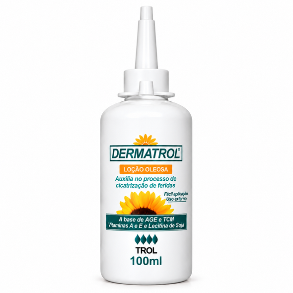 Dermatrol Moisturizing Sunflower Oil Skin Care Lotion with Essential Fatty Acids, Vitamins A & E, 100 ml / 3.38 fl oz ea (pack of 10)