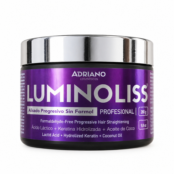 Adriano Luminoliss Professional Formaldehyde-Free Hair Straightening Cream, 250 g / 8.82 oz