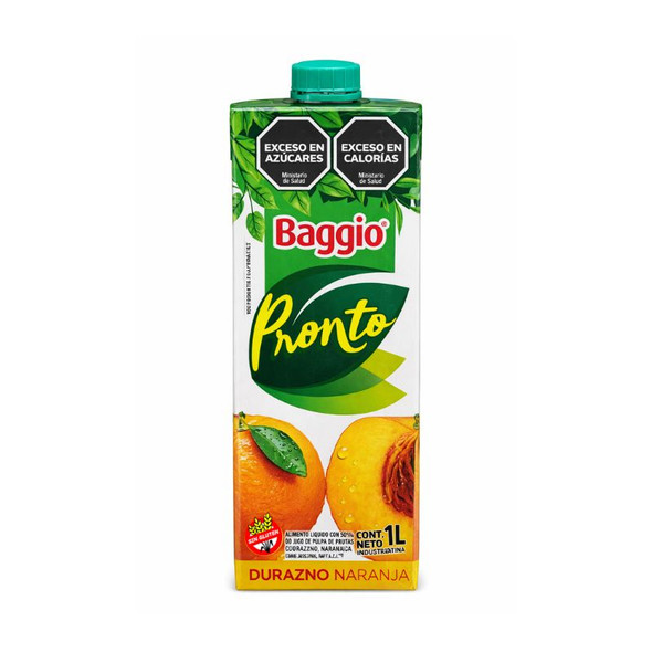 Baggio Pronto Peach & Orange Juice with Pulp, 1 L / 33.8 fl oz
