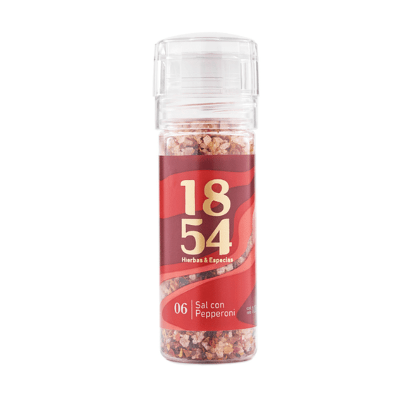 Molinillo Premium 1854 Hierbas & Especias Salt & Pepperoni Grinder, 100 g / 3.52 oz