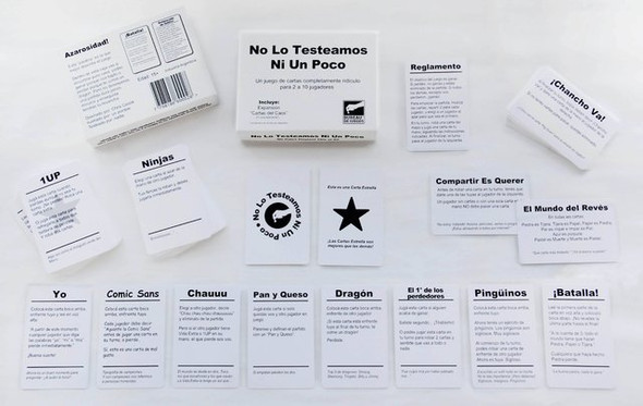 No Lo Testeamos Ni Un Poco Juego de Cartas Social Humour Cards Game Gallant Game Ideal for Parties (Includes Carta del Caos Expansion) (Spanish)
