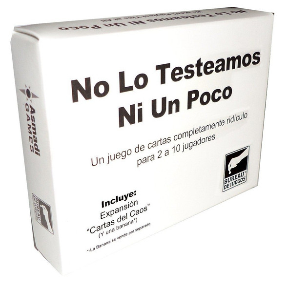 No Lo Testeamos Ni Un Poco Juego de Cartas Social Humour Cards Game Gallant Game Ideal for Parties (Includes Carta del Caos Expansion) (Spanish)