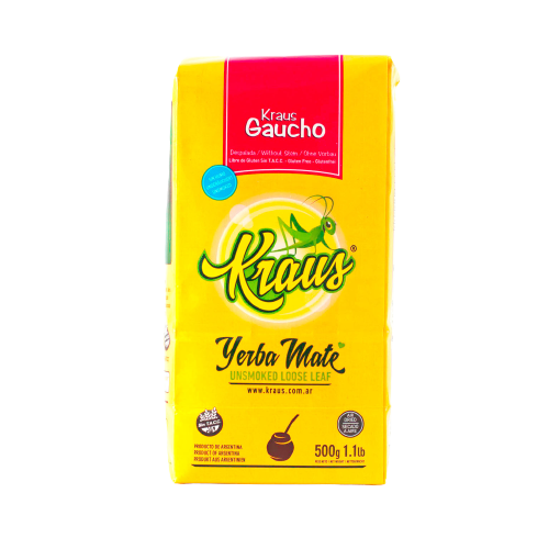 Kraus Yerba Mate Gaucho - Sin Palo (500 g / 1.1 lb)