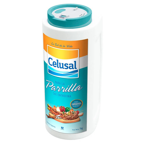 Celusal Para La Parilla Sal Entrefina, 1 kg / 2.2 lb 