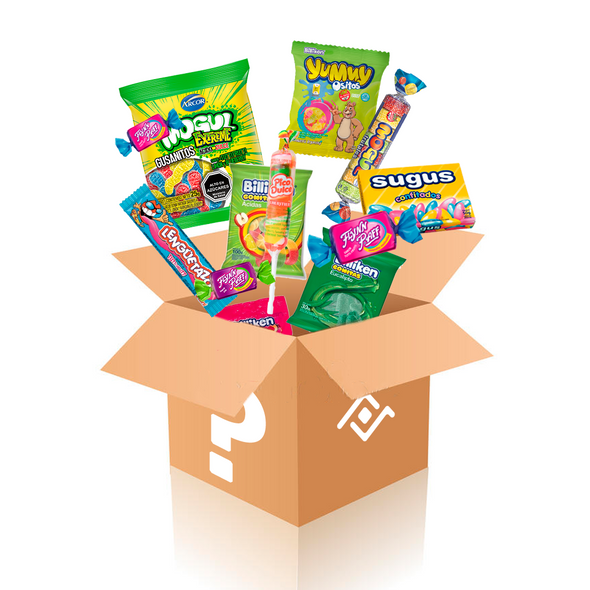 Surprise Random Selection Box Piñata Full of Candies, Sweets & Gummies, 35.5 oz / 1 kg