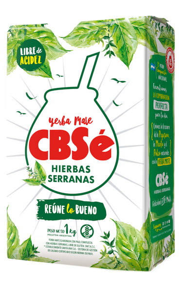 CBSé Yerba Mate Hierbas Serranas (1 kg / 2.2 lb)