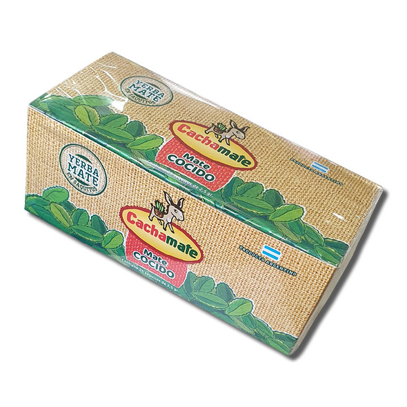 Cachamate Mate Cocido En Saquitos Ready To Brew Yerba Mate Bags (box of 25 bags)