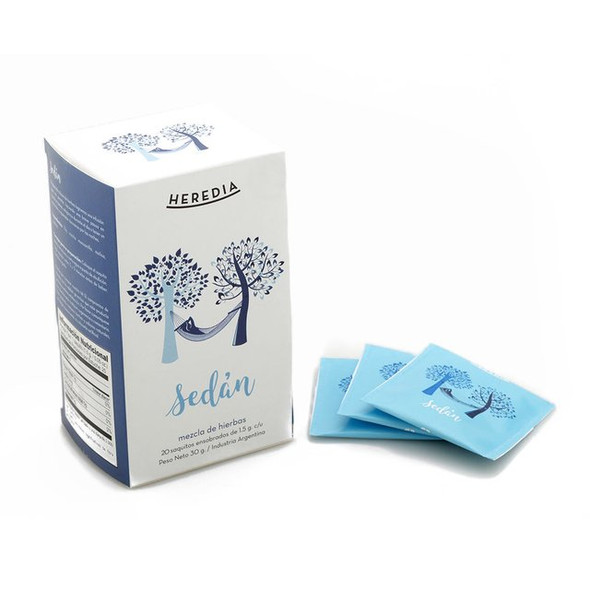 Heredia Sedán Mixed Herbs Tea - Natural Herbs & No Preservatives (25 bags)