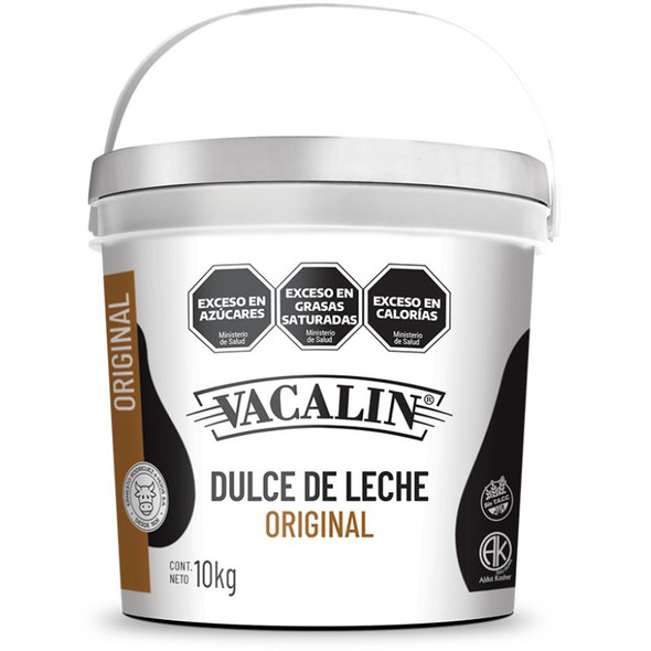 Vacalin Dulce de Leche Classic Creamy Milk Confiture, 10 kg / 22 lb plastic bin (4 plastic bins)