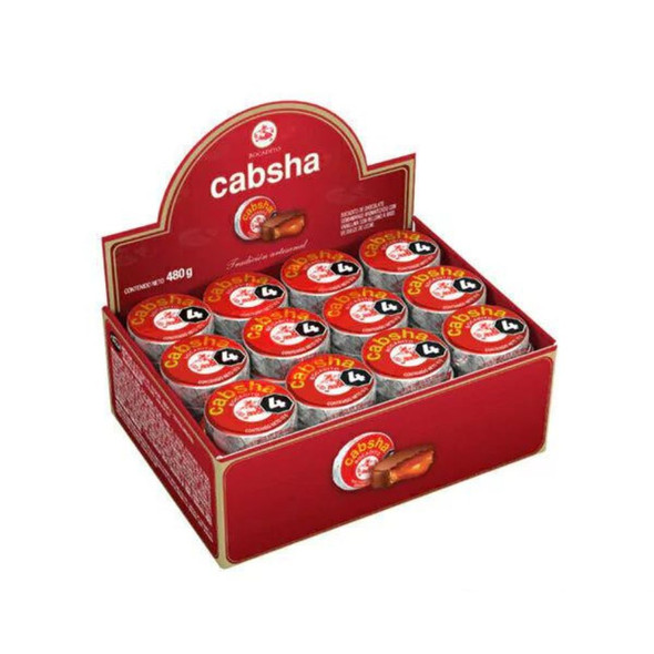 Cabsha Bites with Milk Chocolate and Dulce de Leche (box of 48), 480 g / 16.9 oz