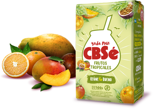CBSé Yerba Mate Frutos Tropicales Tropical Fruits, 500 g / 1.1 lb