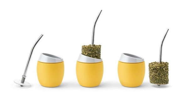 Selfie Self-Extracting Mate Gourd by Nelo - BPA Free (Various Colors Available)