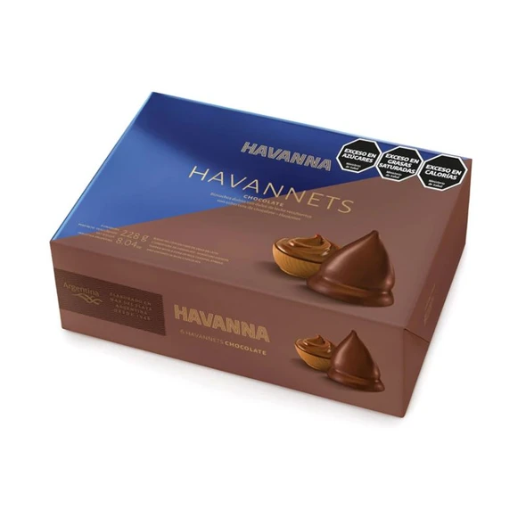 Havanna Havannets Milk Chocolate with Dulce de Leche, 228 g / 8.04 oz (box of 6)
