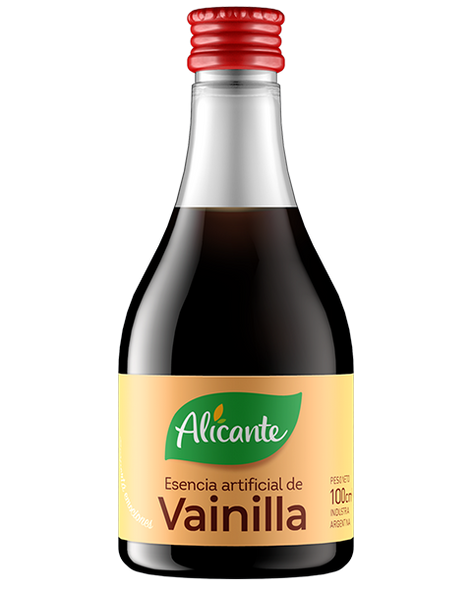 Alicante Esencia de Vainilla Artificial Vanilla Essence, 100 cc / 3.3 fl oz