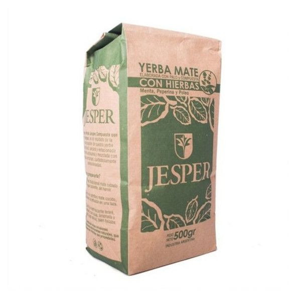 Verdeflor Yerba Mate with Palo and Poleo, Mint and Ginger Flavor