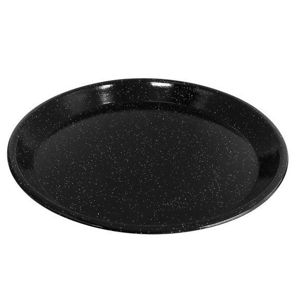 Plancha Pizzera Round Enameled Iron Grill Pizza Pan Pizza Tray, 36 cm x 36 cm / 14.17" x 14.17"