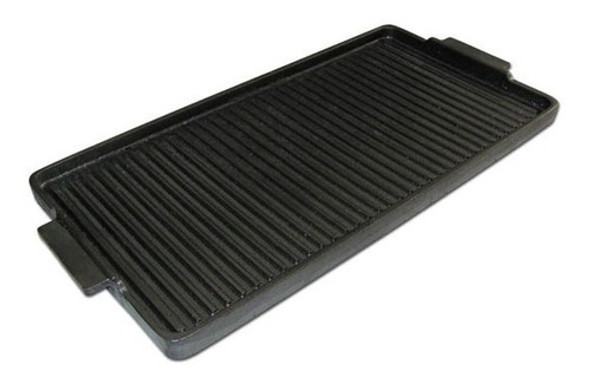 Plancha Bifera Rectangular Rayada Para Hornalla Iron Rectangular Grill Roasting Griddle Long Tray, 44 cm x 25.5 cm / 17.32" x 10.03"