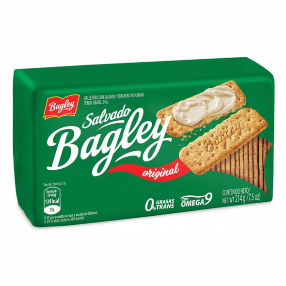 Bagley Galletitas de Salvado Bran Crackers, 169 g / 6 oz (pack of 3)