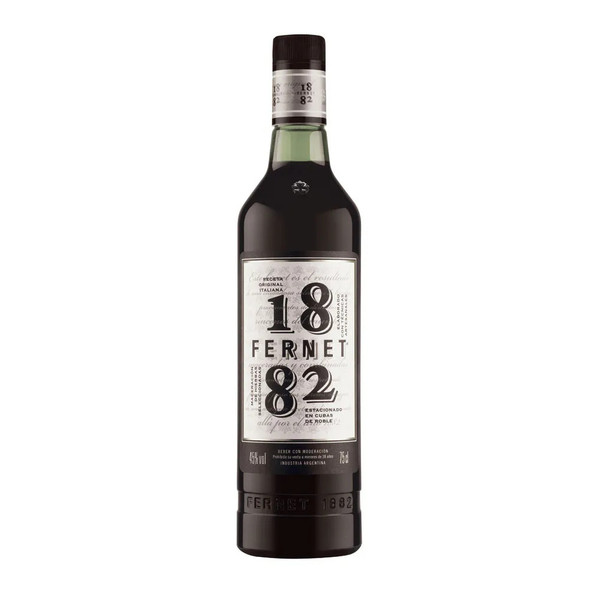 1882 Fernet Bitter Amaro Herbal Infusion Liqueur - ABV 45% (750 ml / 25.4 oz)