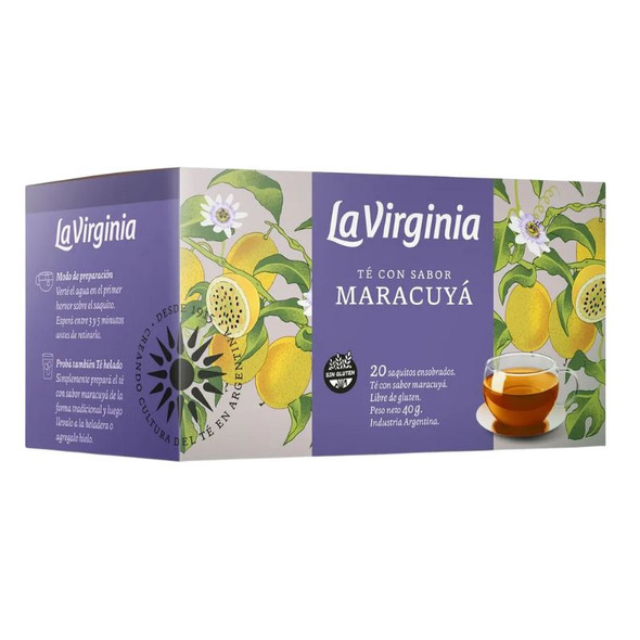 La Virginia Maracuyá Passion Fruit Tea In Bags (box of 20 bags)